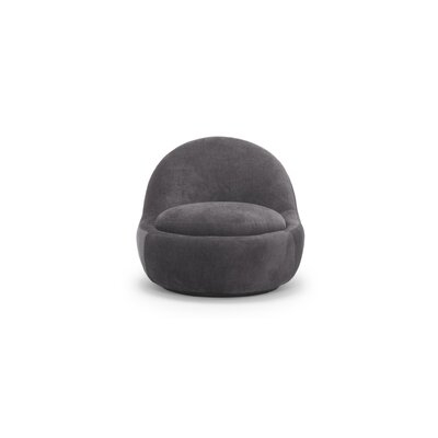 Arc Upholstered Swivel Accent Chair - Image 0