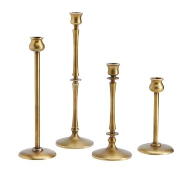 Booker Candlesticks, Brass, Set of 4 - Image 0