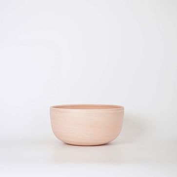 Serving Bowl Porcelain Marbled Blush Large - Image 0