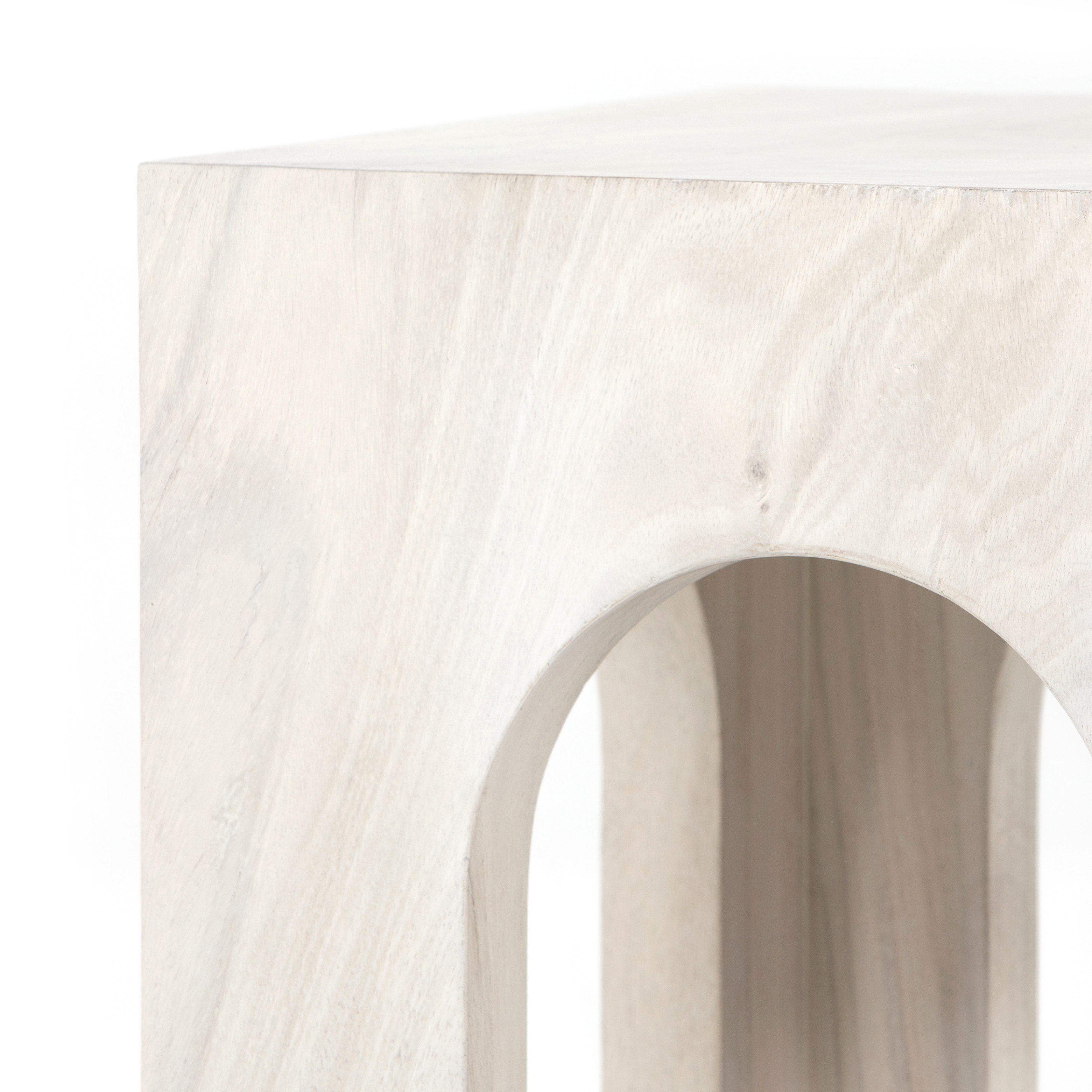 Fausto End Table-Bleached Guanacaste - Image 8