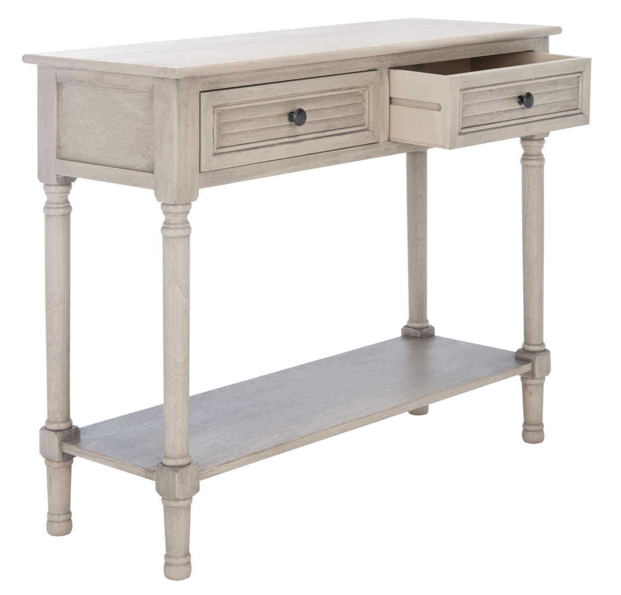 Tate 2 Drawer Console Table - Greige - Safavieh - Image 5