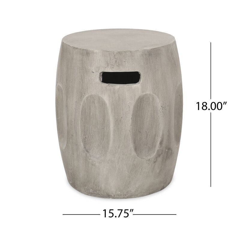 Stone/Concrete Side Table - Image 7
