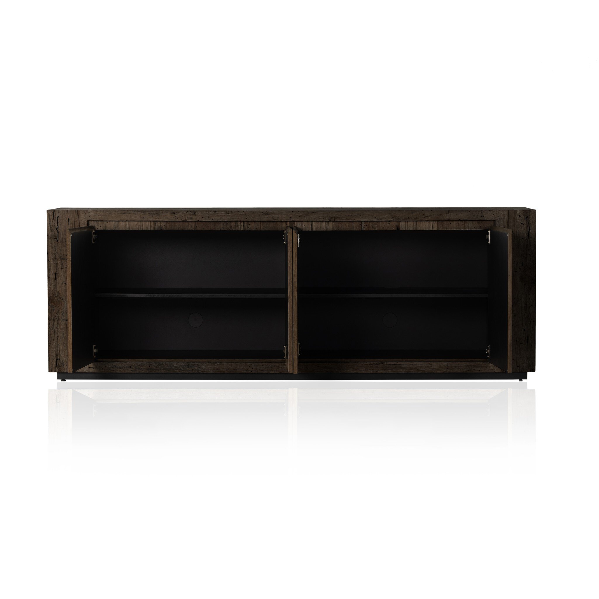 Abaso Sideboard - Ebony Rustic Wormwood Oak - Image 5