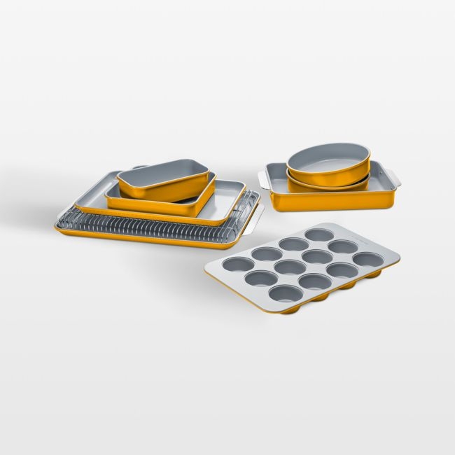 Caraway ® Marigold Non-Toxic Ceramic Non-Stick 11-Piece Mega Bakeware Set - Image 0