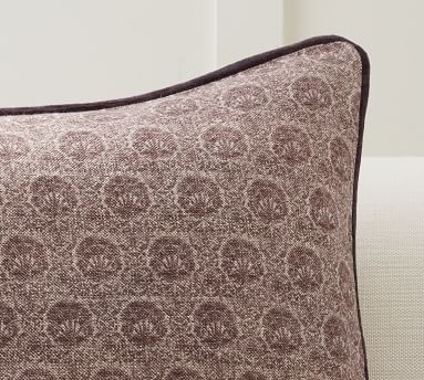 Leah Printed Pillow Cover, 22 x 22", Sage Gray - Image 3