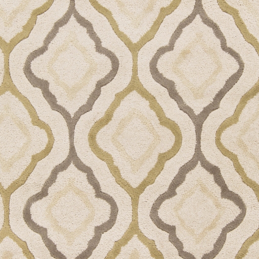 Modern Classics Beige Indoor 9' x 13' Handmade Rug - Image 1