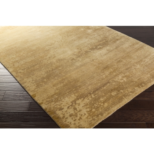 Slice of Nature Beige Indoor 5' x 8' Handmade Rug - Image 1