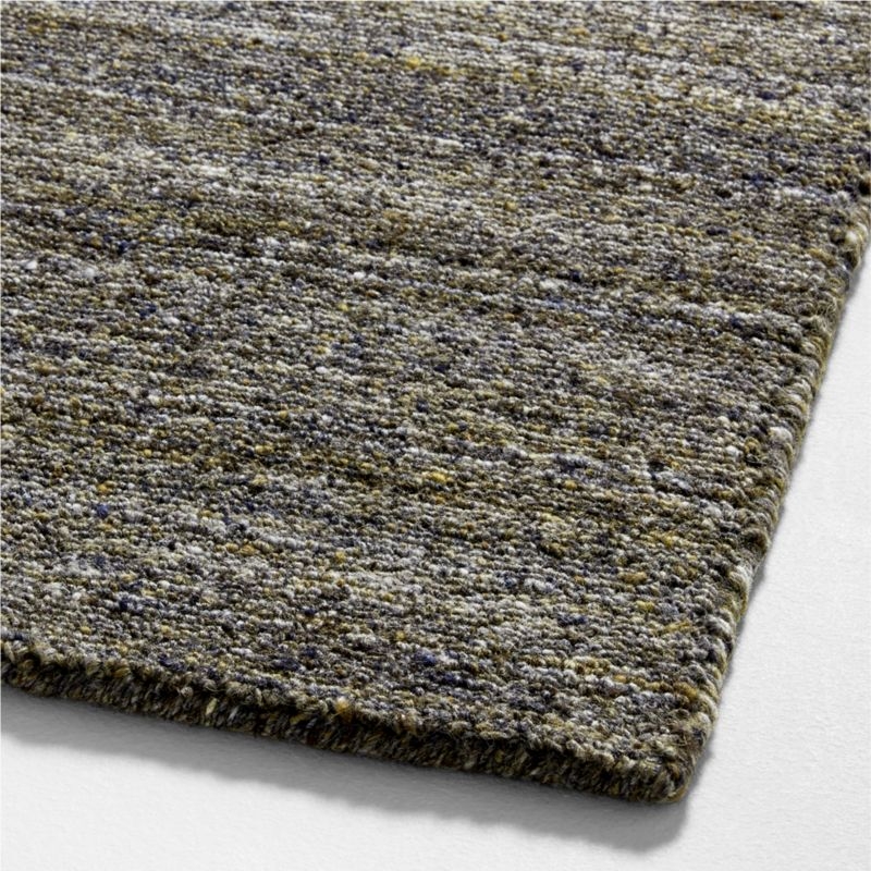 Rimini Wool Handwoven Dark Grey Area Rug 8'x10' - Image 1