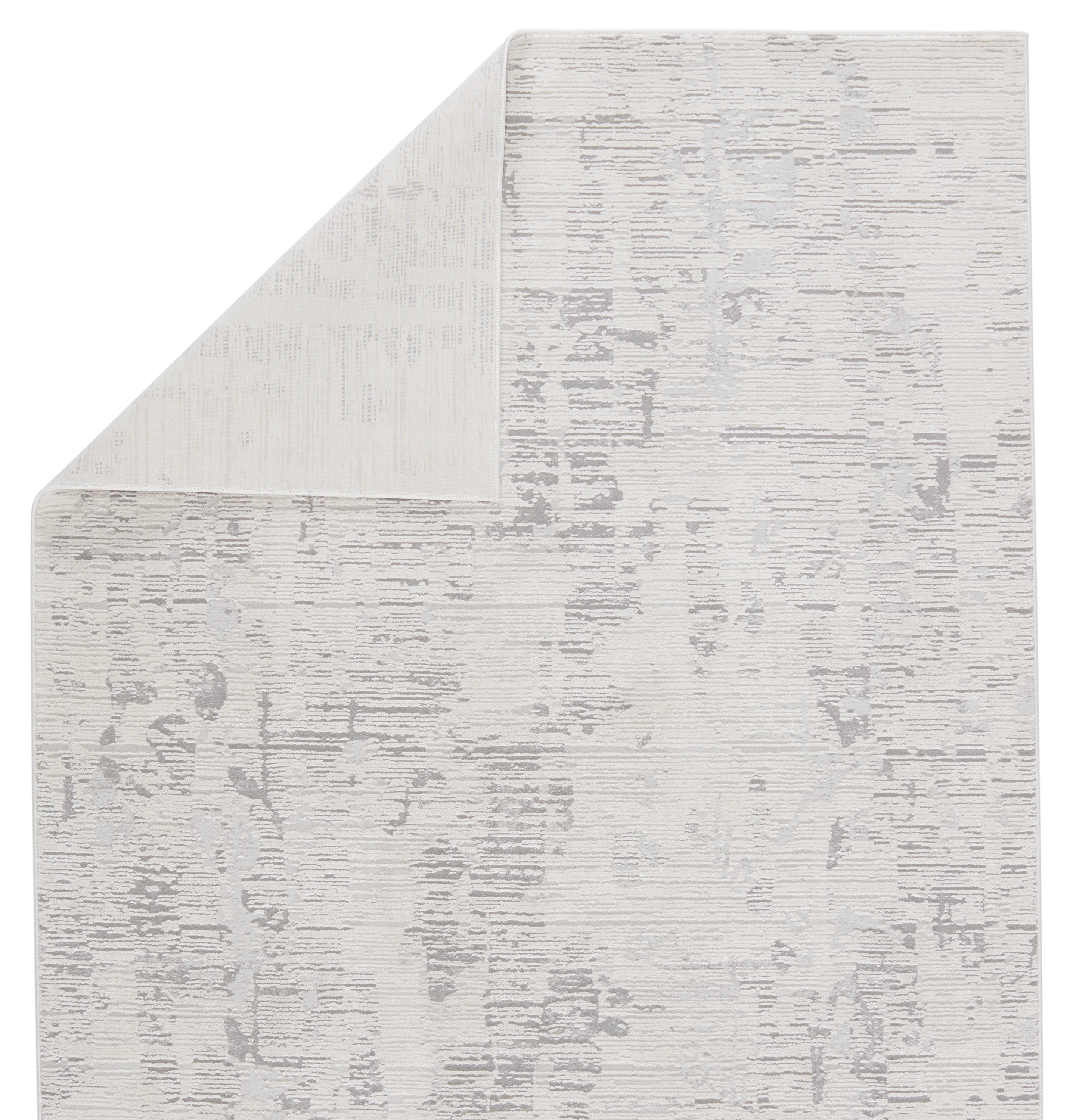 Jovie Abstract Ivory/ Gray Area Rug (5'3"X7'6") - Image 2