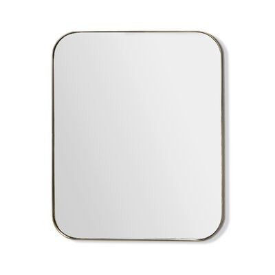 Aalina Mirror - 54" - Brushed Nickel Frame - Plain Mirror - Image 0