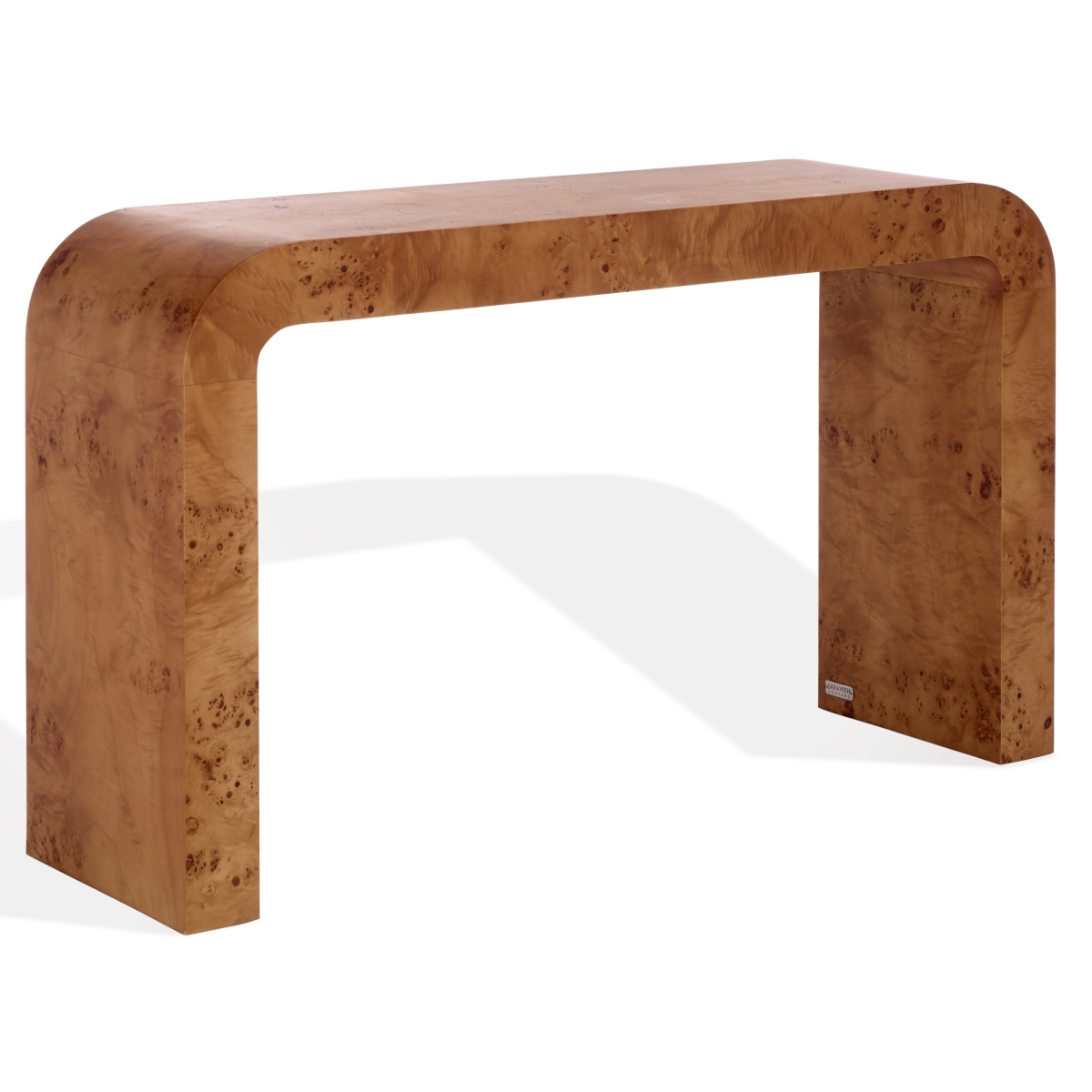 Tessly Burl Veneer Console - Walnut Burl - Image 4