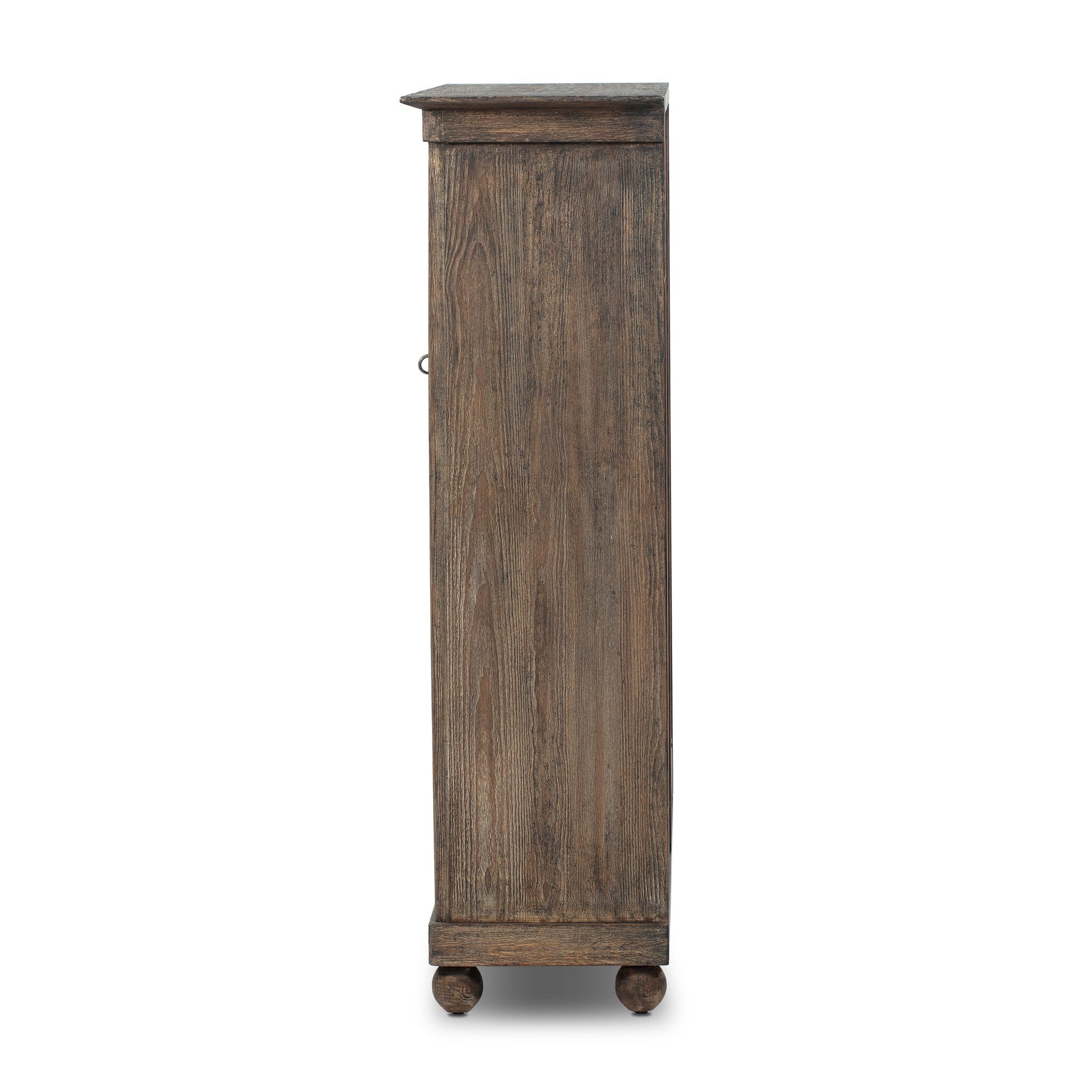 Alcott Cabinet - Distressed Cocoa Pine Veneer - Image 2