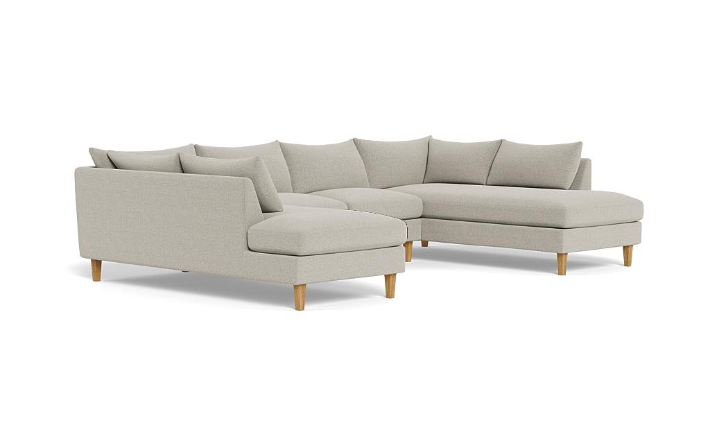 Sloan 3-Piece U-Bumper Sectional - Image 1