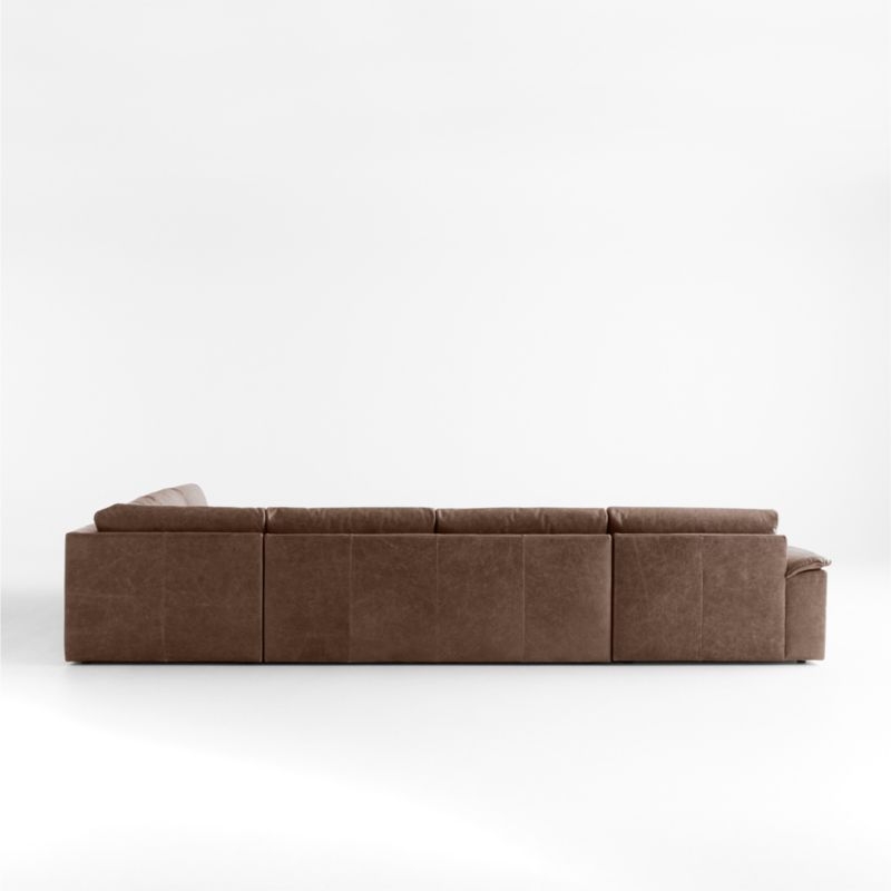 Wythe 4-Piece L-Shaped Leather Sectional Sofa with Chaise Lounge - Image 1