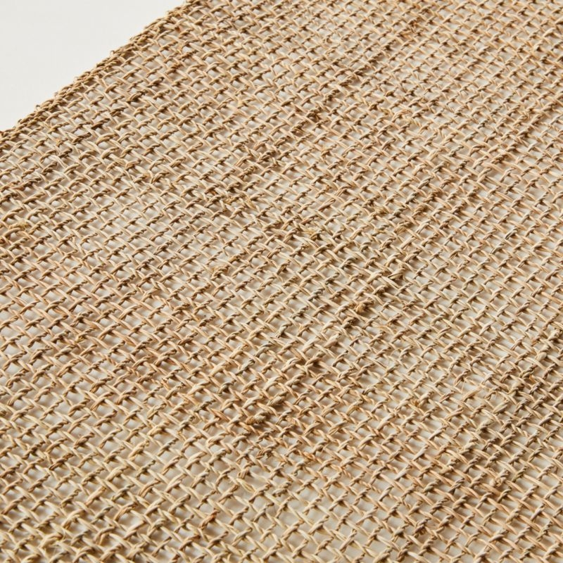 Open Weave Natural Table Runner 14"x90" - Image 2