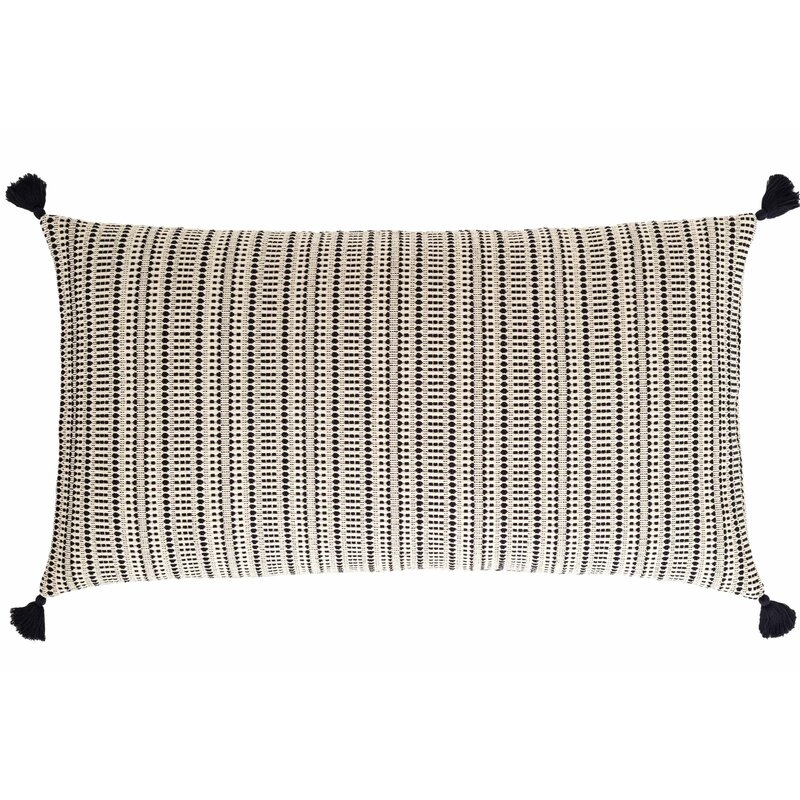 Pine Cone Hill Kumi Jacquard Rectangular Cotton Pillow Cover & Insert - Image 0