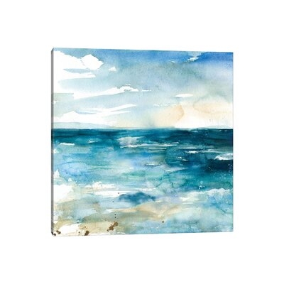 Ocean Break II by Carol Robinson - Wrapped Canvas Painting Print - Image 0