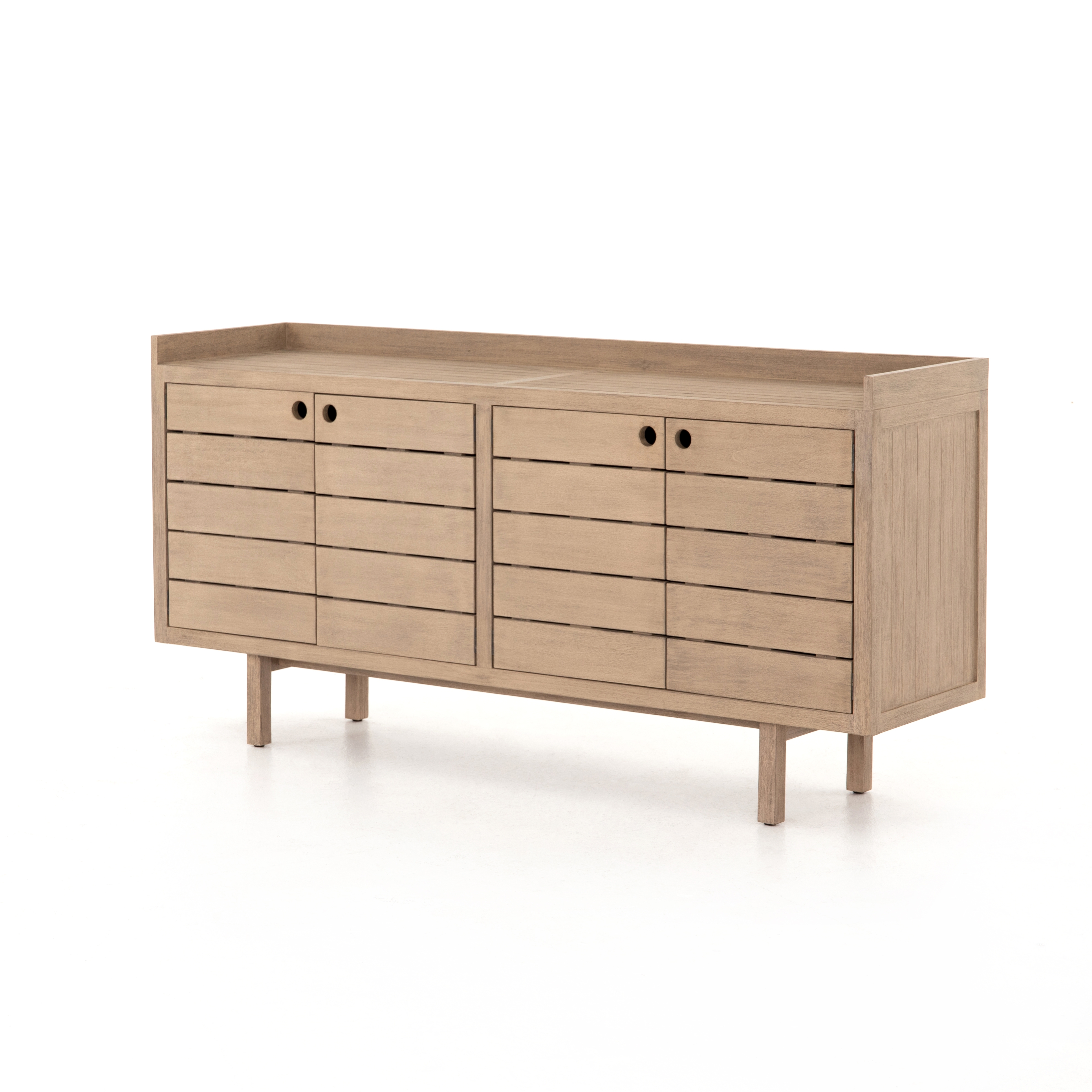 Lula Outdoor Sideboard - Washed Brown-FSC - Image 0