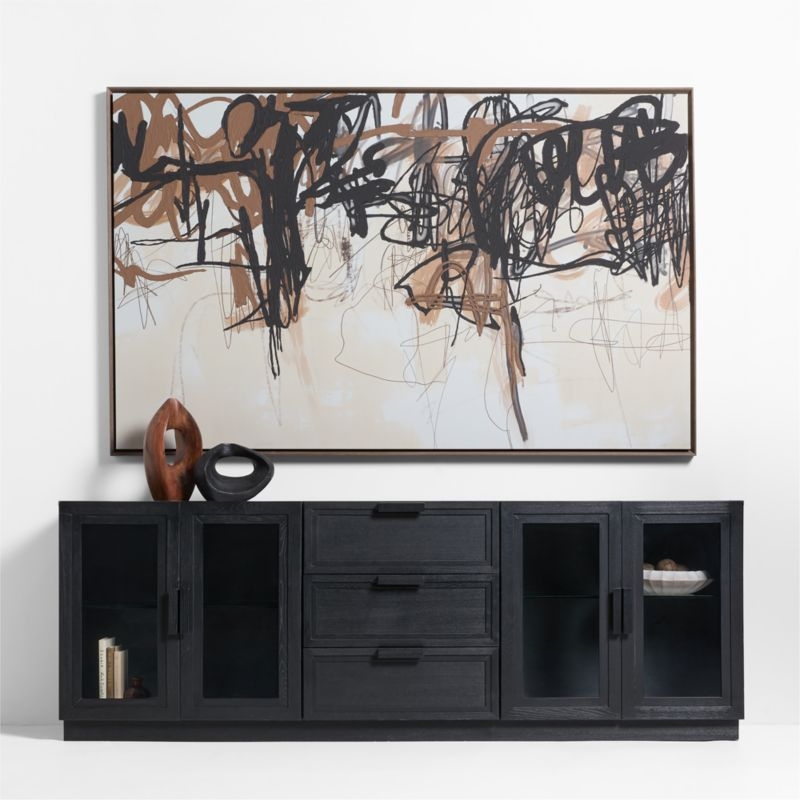 "Scatter" by Kichael Bonofiglio 81.7"x51.7" Framed Wall Art Print - Image 2