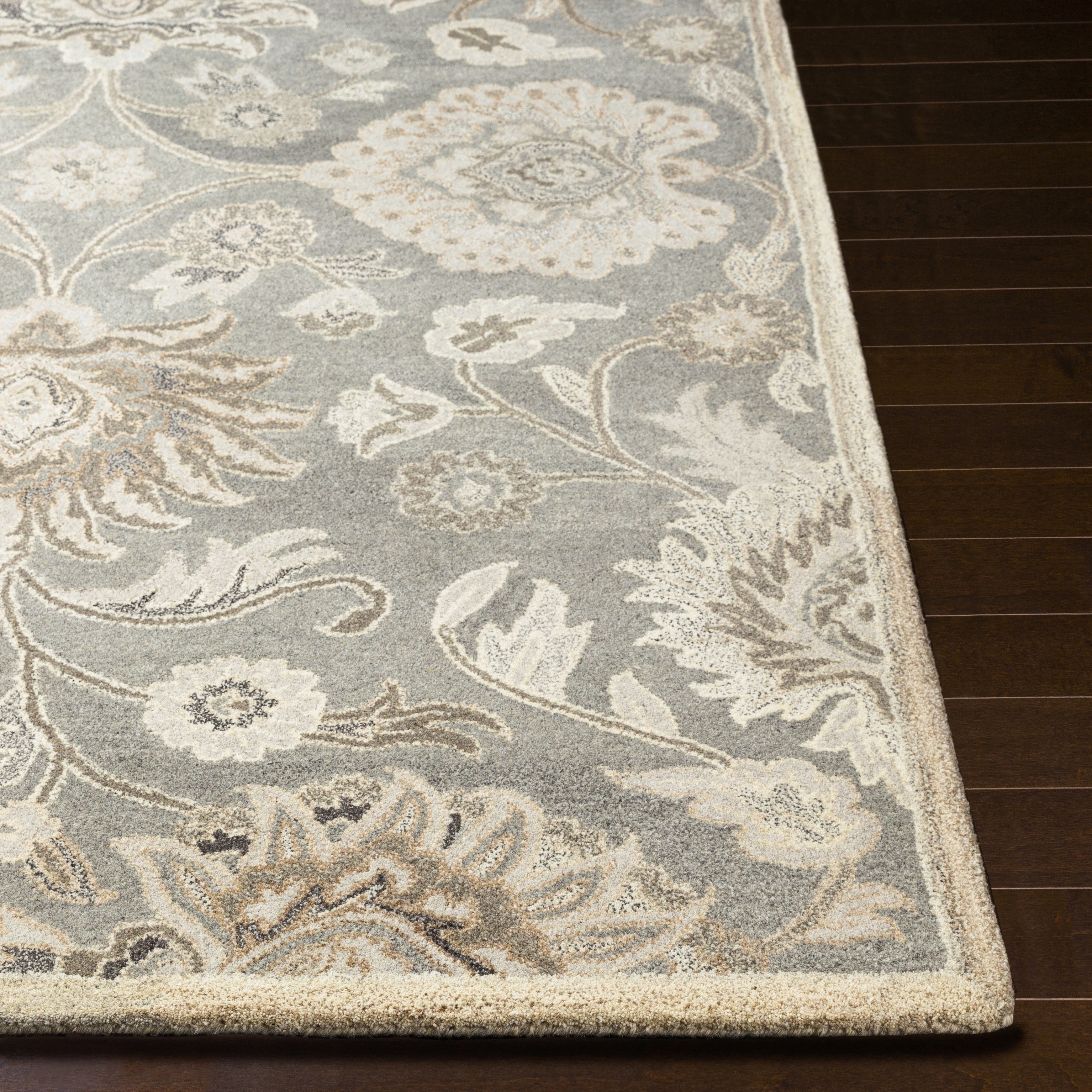 Caesar Beige Indoor 8' x 11' Handmade Rug - Image 2