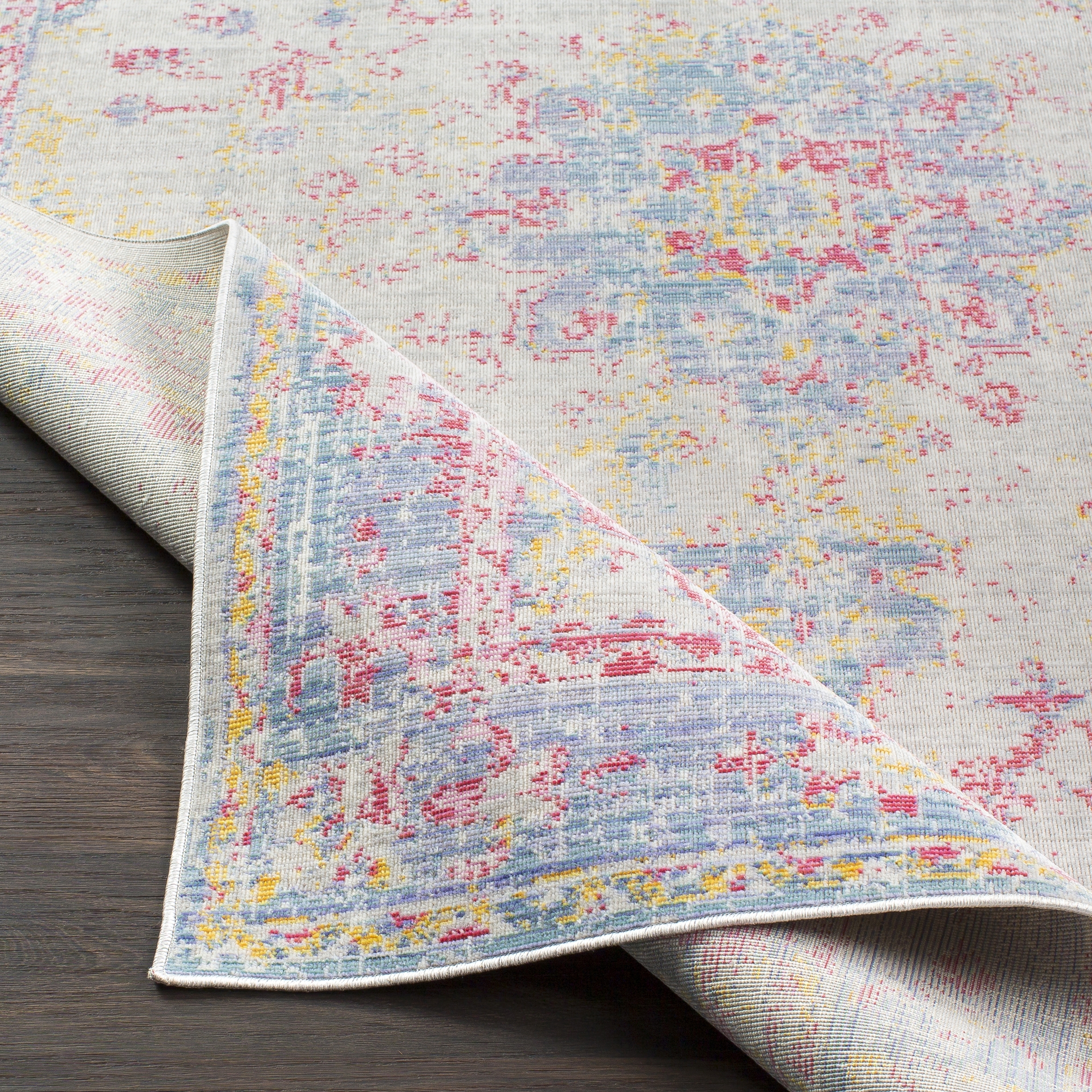 Antioch Beige Indoor 2' x 2'11" Machine Woven Rug - Image 4