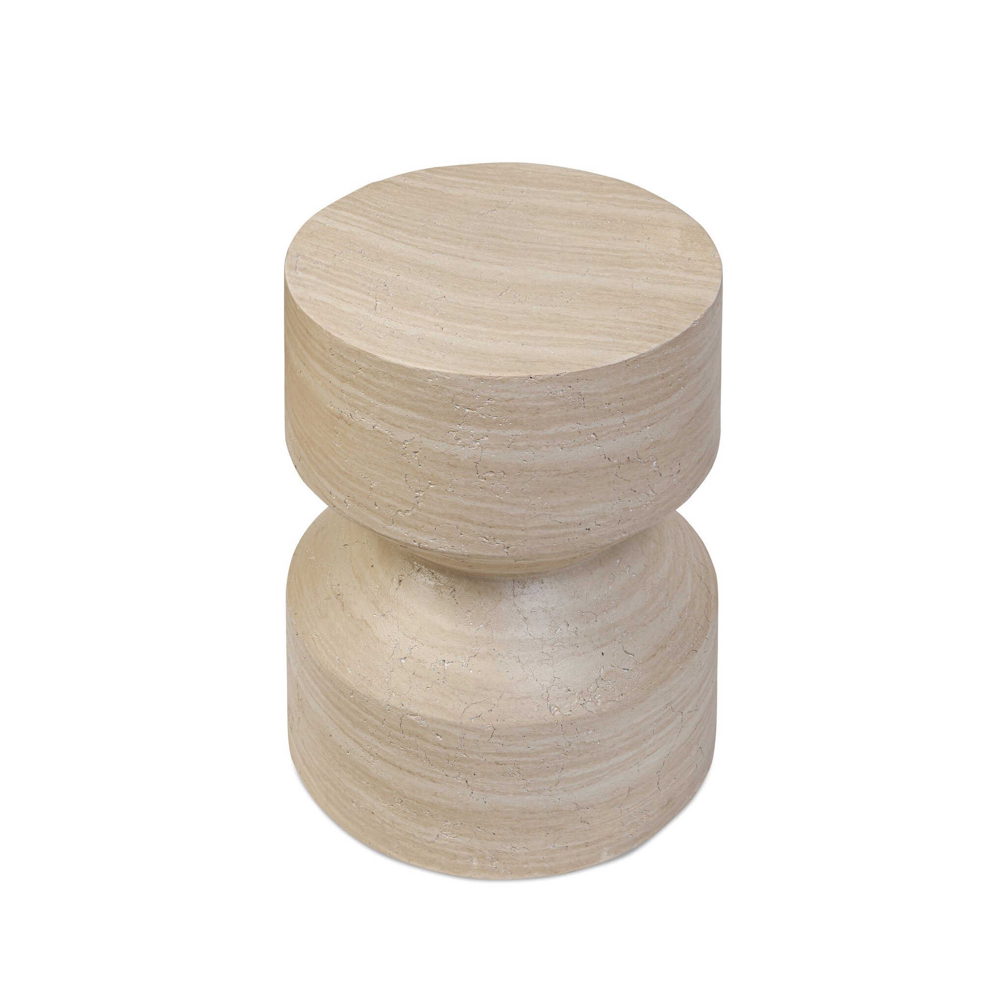 Ara End Table - Sand Striae - Image 0
