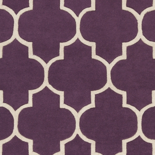 Transit Purple Indoor 8' x 8' Handmade Rug - Image 2
