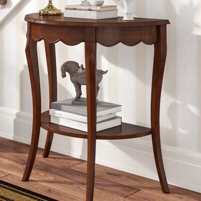 Asheville Half Moon Wood Console Table - Image 0