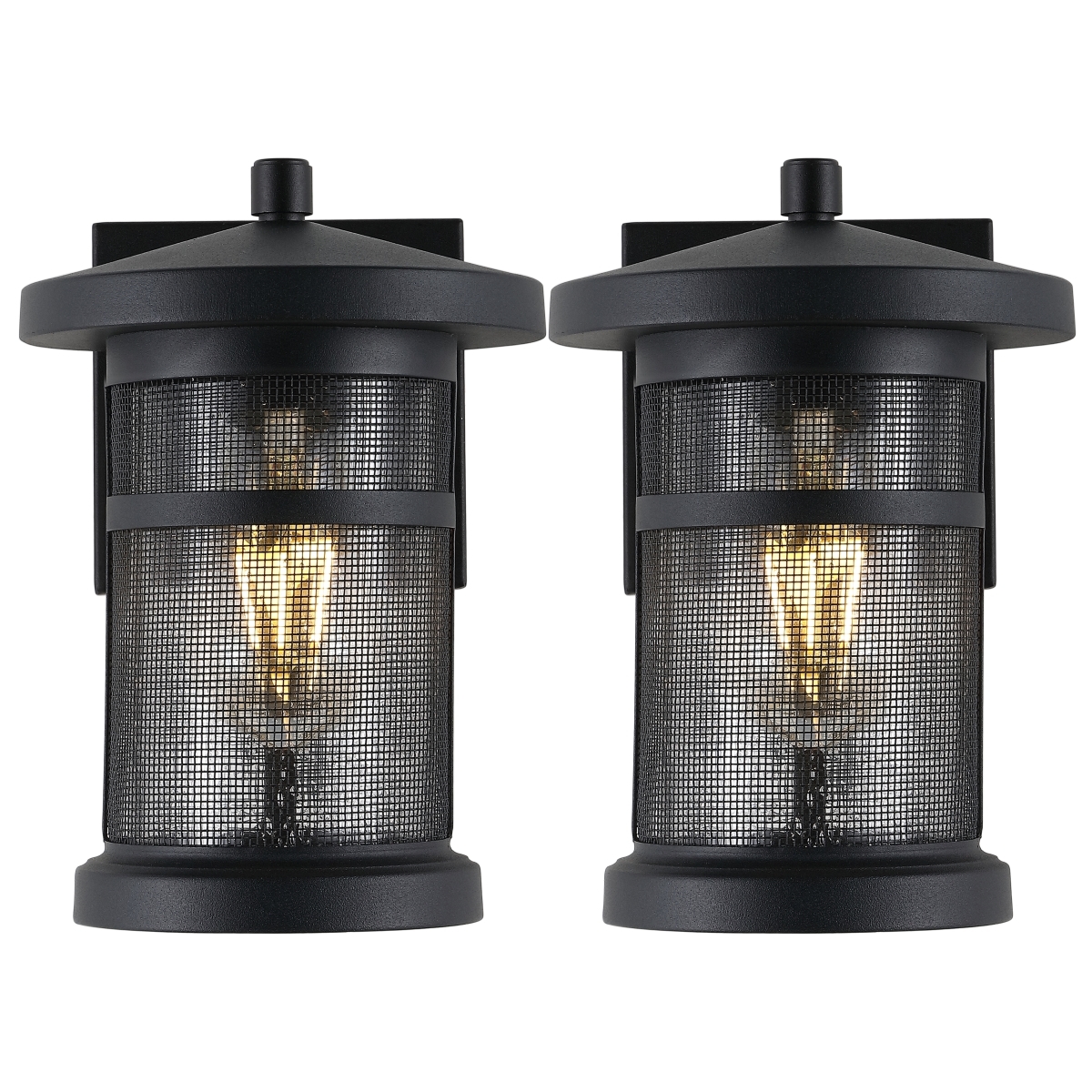 Osprey 7.5" Outdoor Sconce - Black - Safavieh - Image 3
