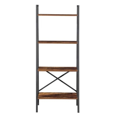 Hober 54" H x 22" W Iron Ladder Bookcase - Image 0