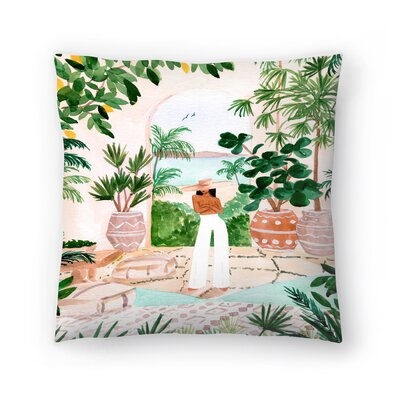 Americanflat Peaceful Morocco Ii Throw Pillow By Sabina Fenn - Image 0