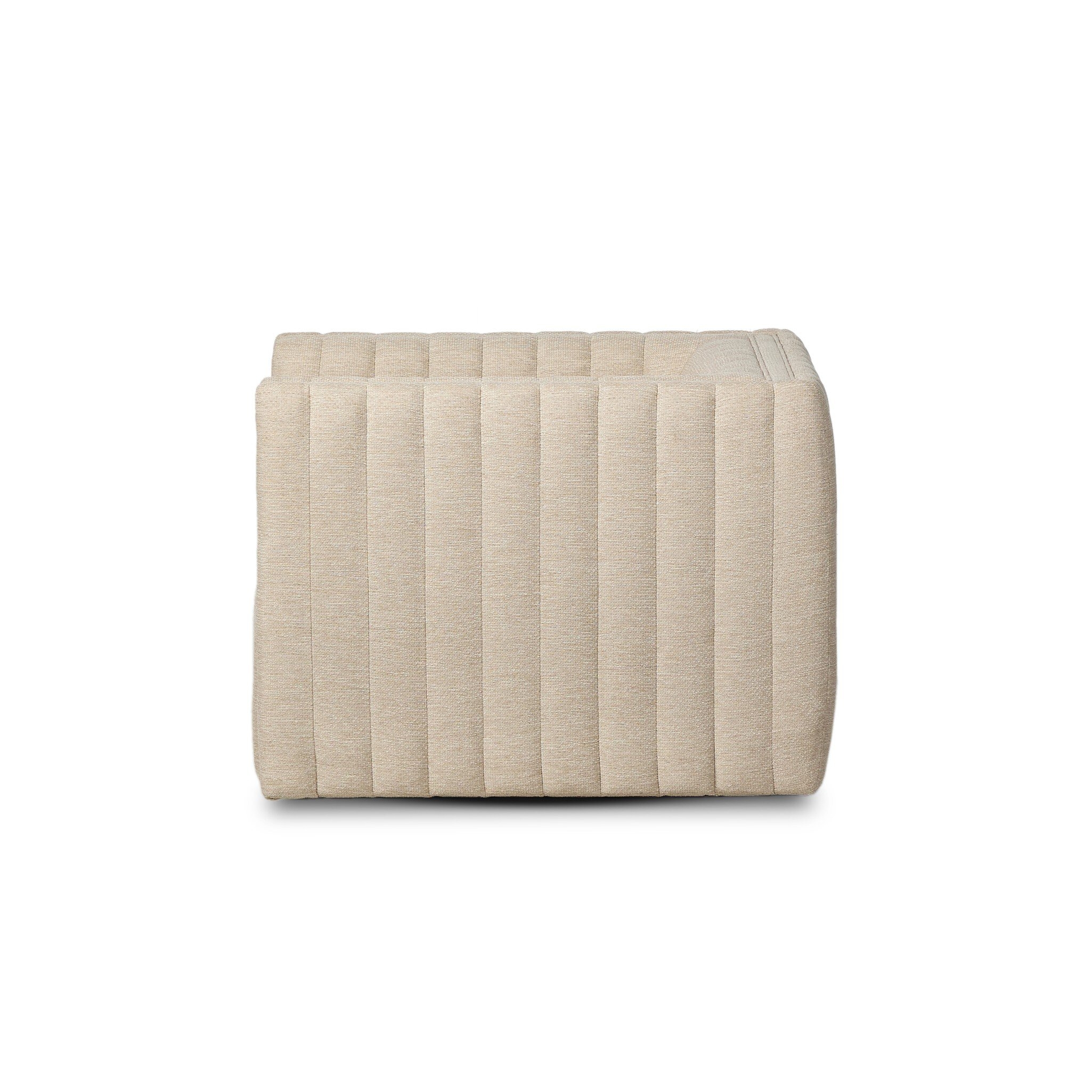 Augustine Outdoor Swivel Chair - Casa Cream - Image 2