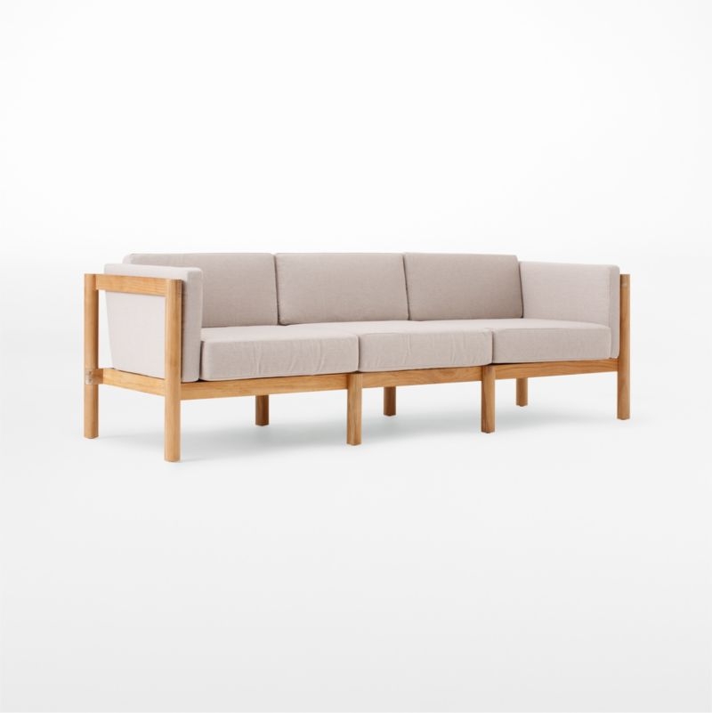 Neighbor ™ Haven Ashe Grey Outdoor Sofa - Image 1