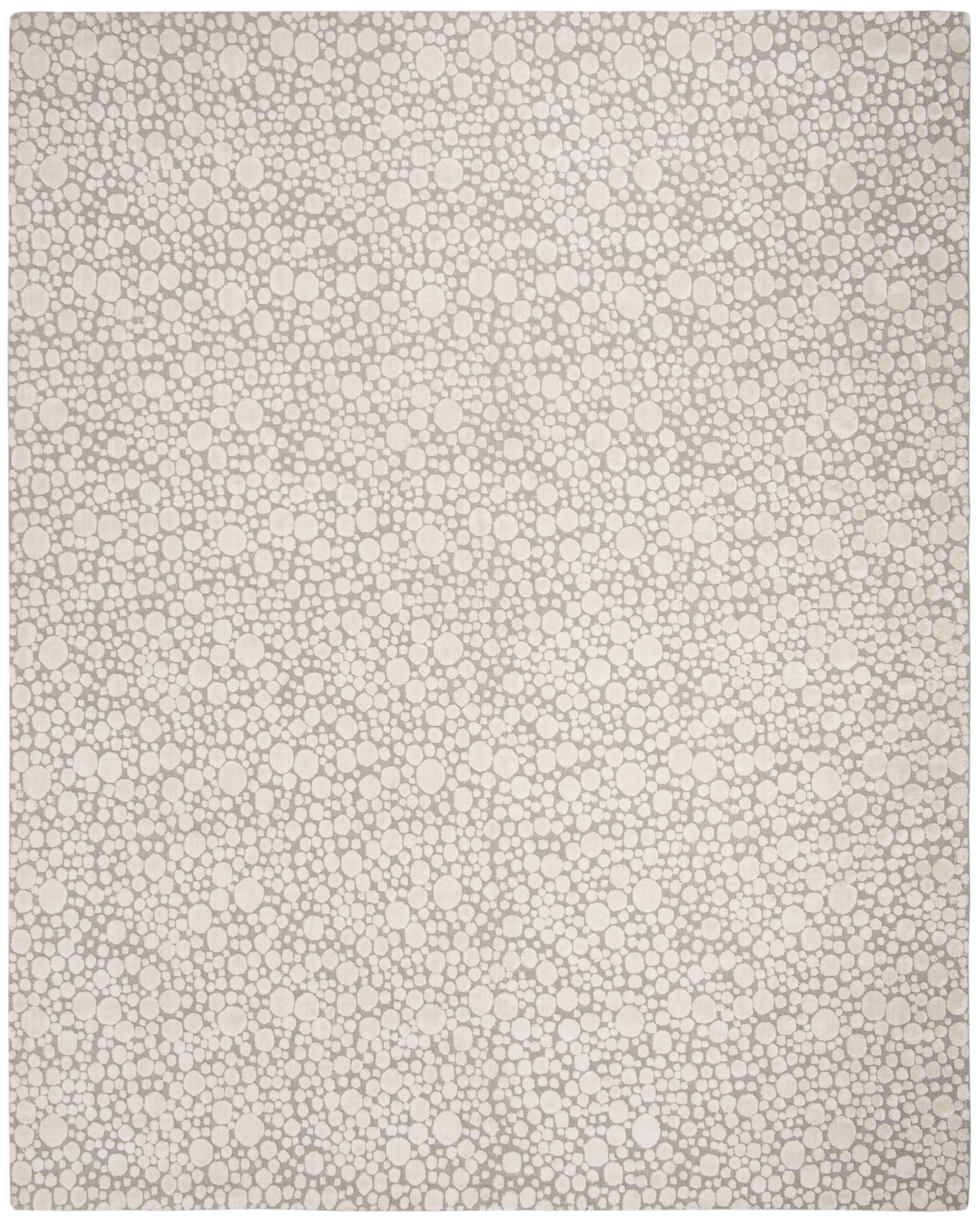 Arlo Home Hand Loomed Area Rug, MIR680G, Silver/Cream,  9' X 12' - Image 0