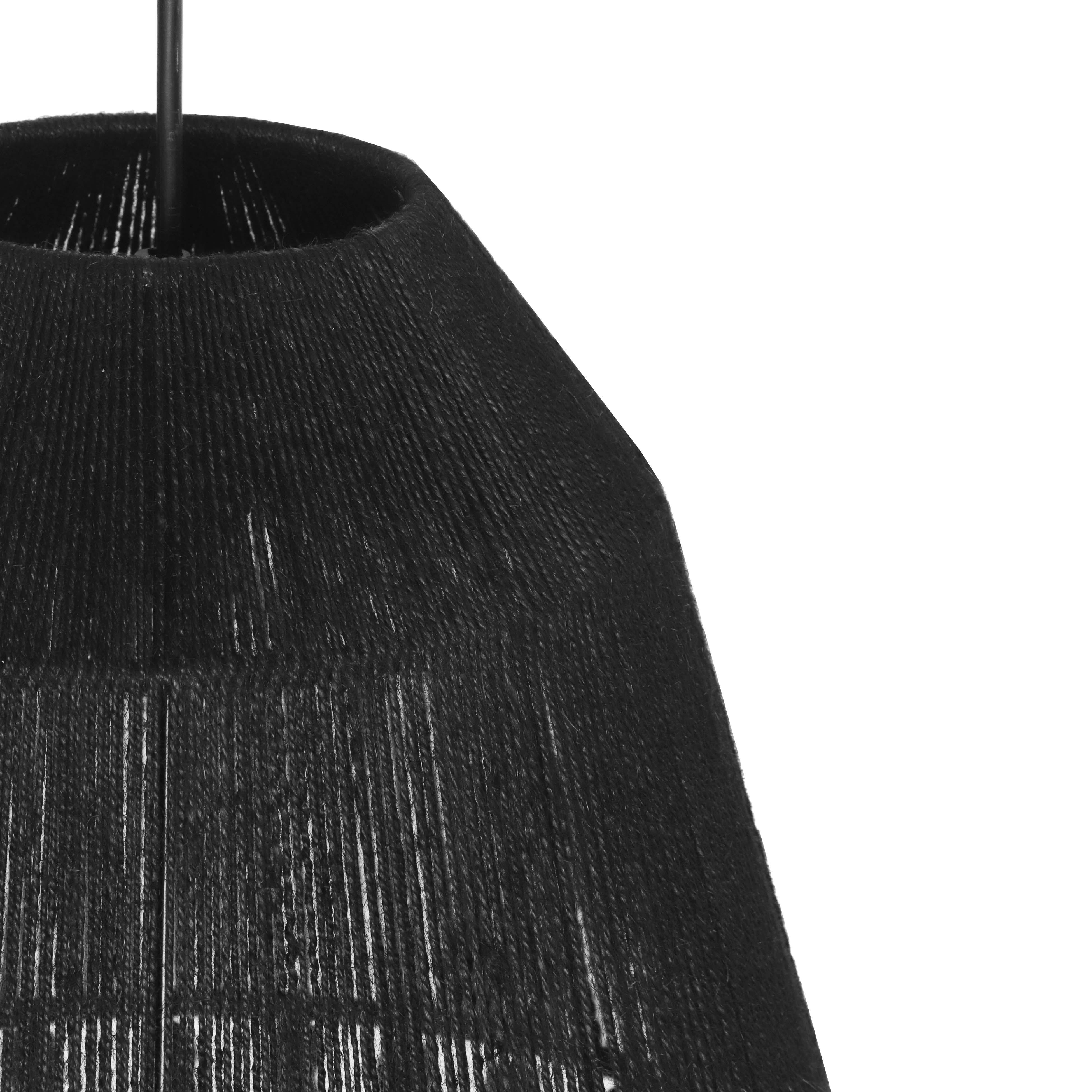 Bokaro Black Jute Pendant Lamp - Image 4