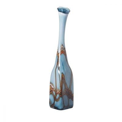 Blue 27.5'' Glass Table Vase - Image 0