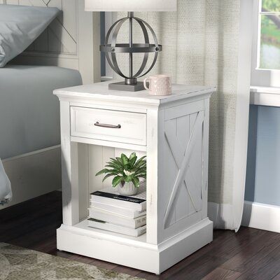 Lizotte 1 - Drawer Nightstand in Off-White - Image 0