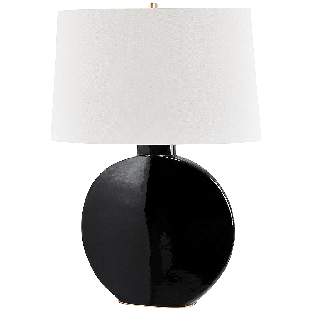 Hudson Valley Kimball Black Ceramic Table Lamp - Style # 80T43 - Image 0