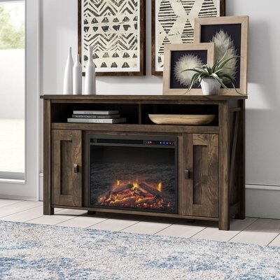 Whittier TV Stand for TVs up to 50" with Electric Fireplace Included - Image 0