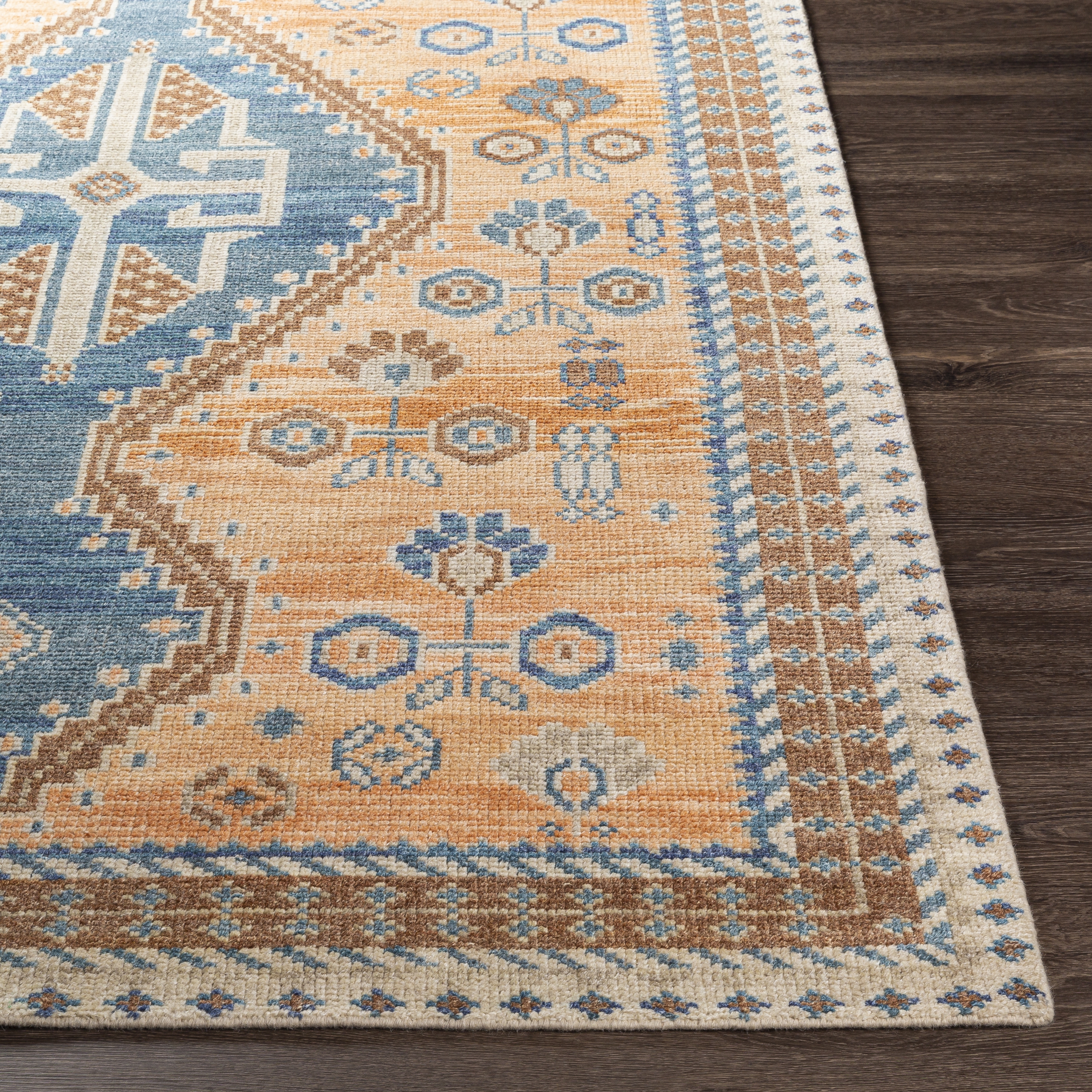 Milas Brown Indoor 5' x 7'6" Handmade Rug - Image 1