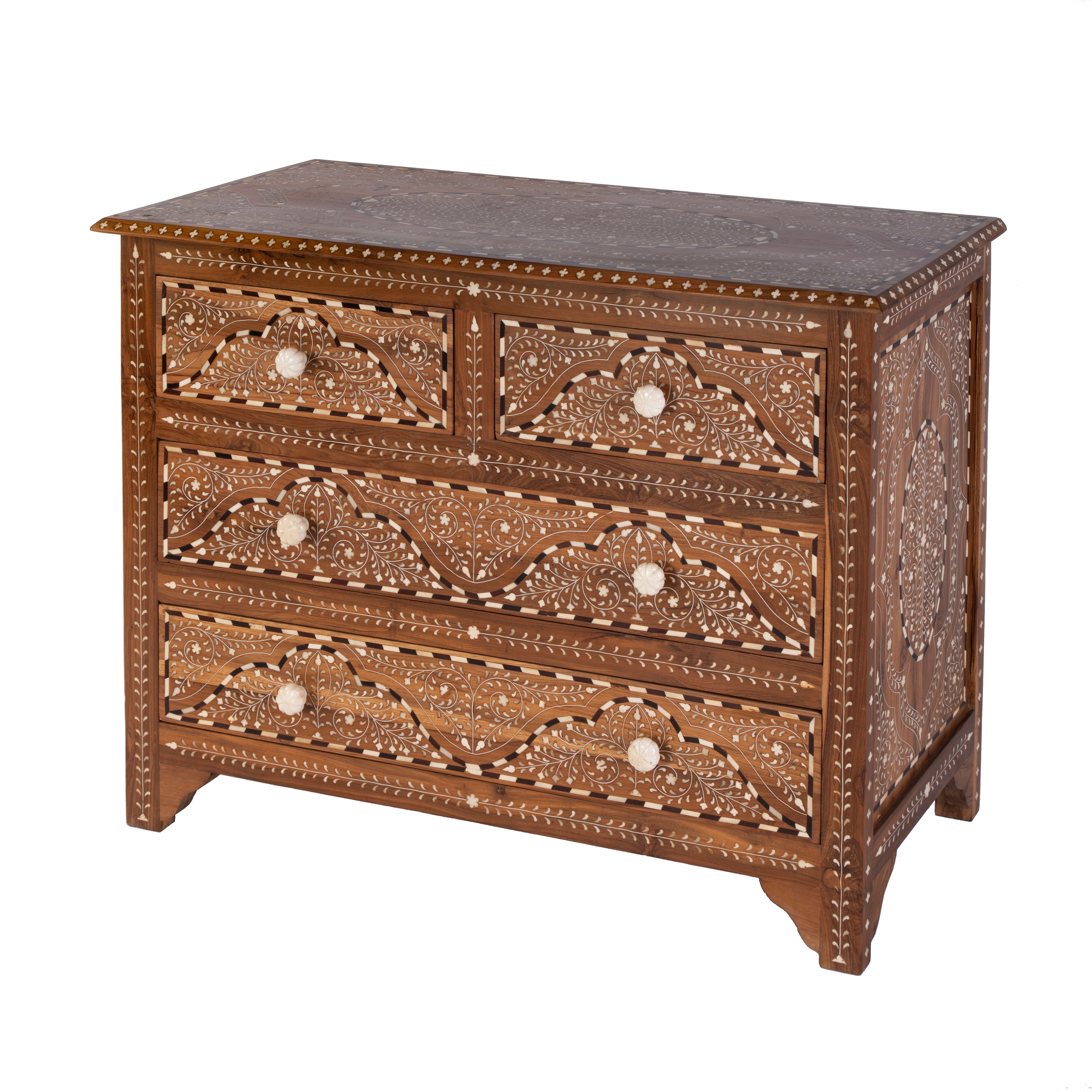 Rashmi Wood & Bone Inlay Accent Chest - Image 0
