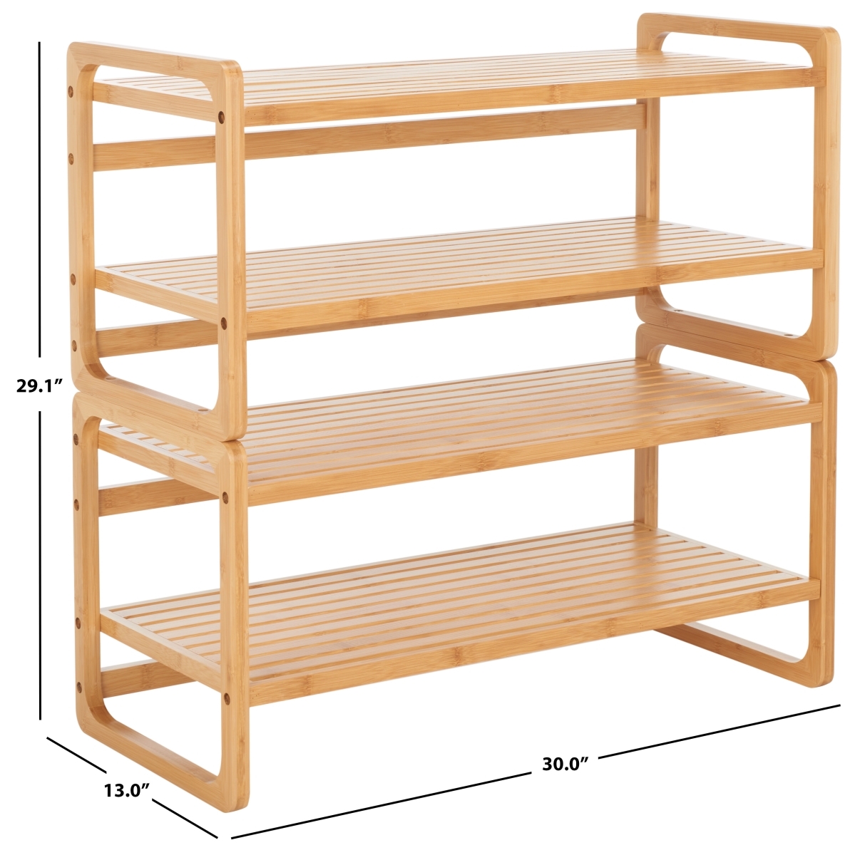Vallis Shoe Rack - Natural - Safavieh - Image 8