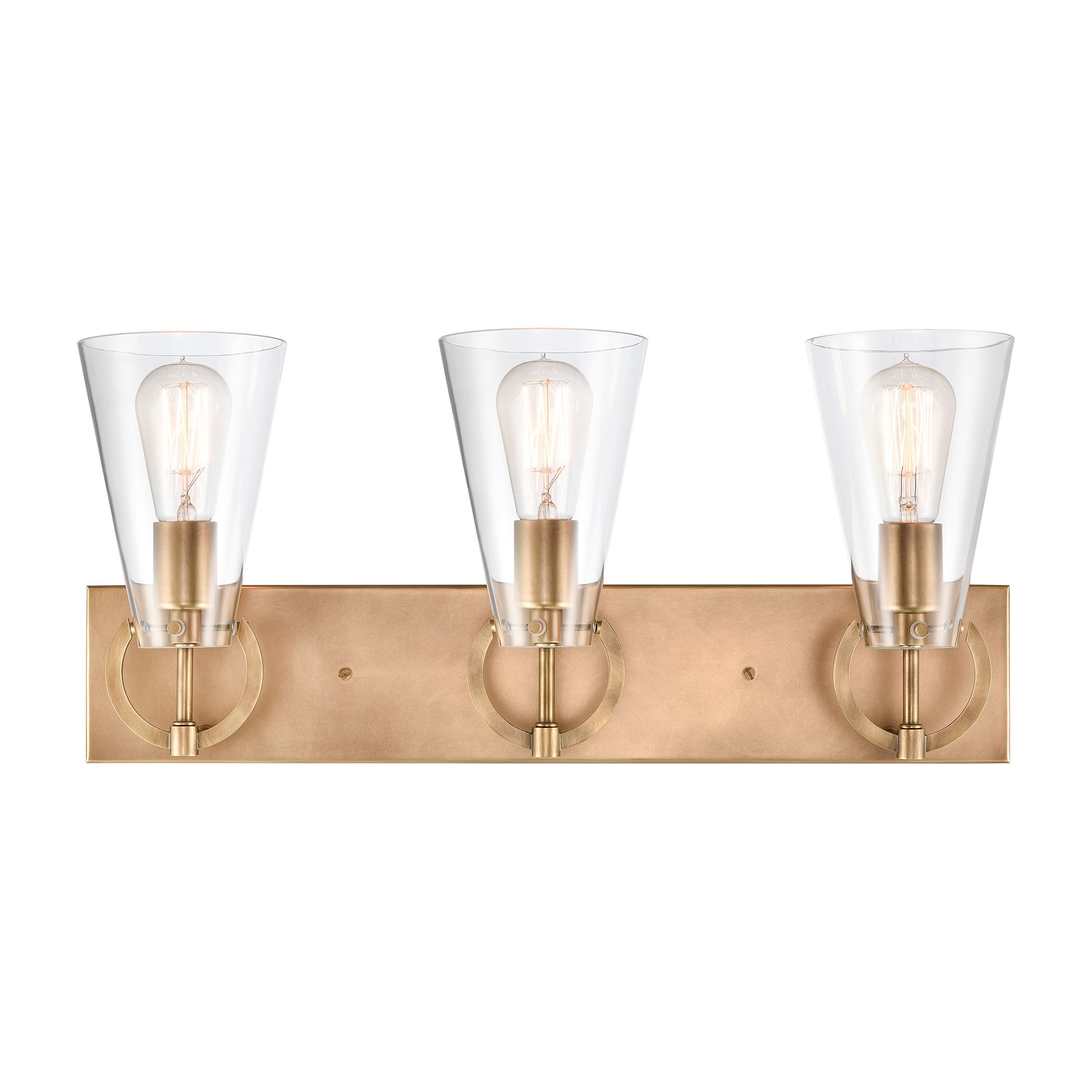 Gabby 23'' Wide 3-Light Vanity Light - Brass - Image 2