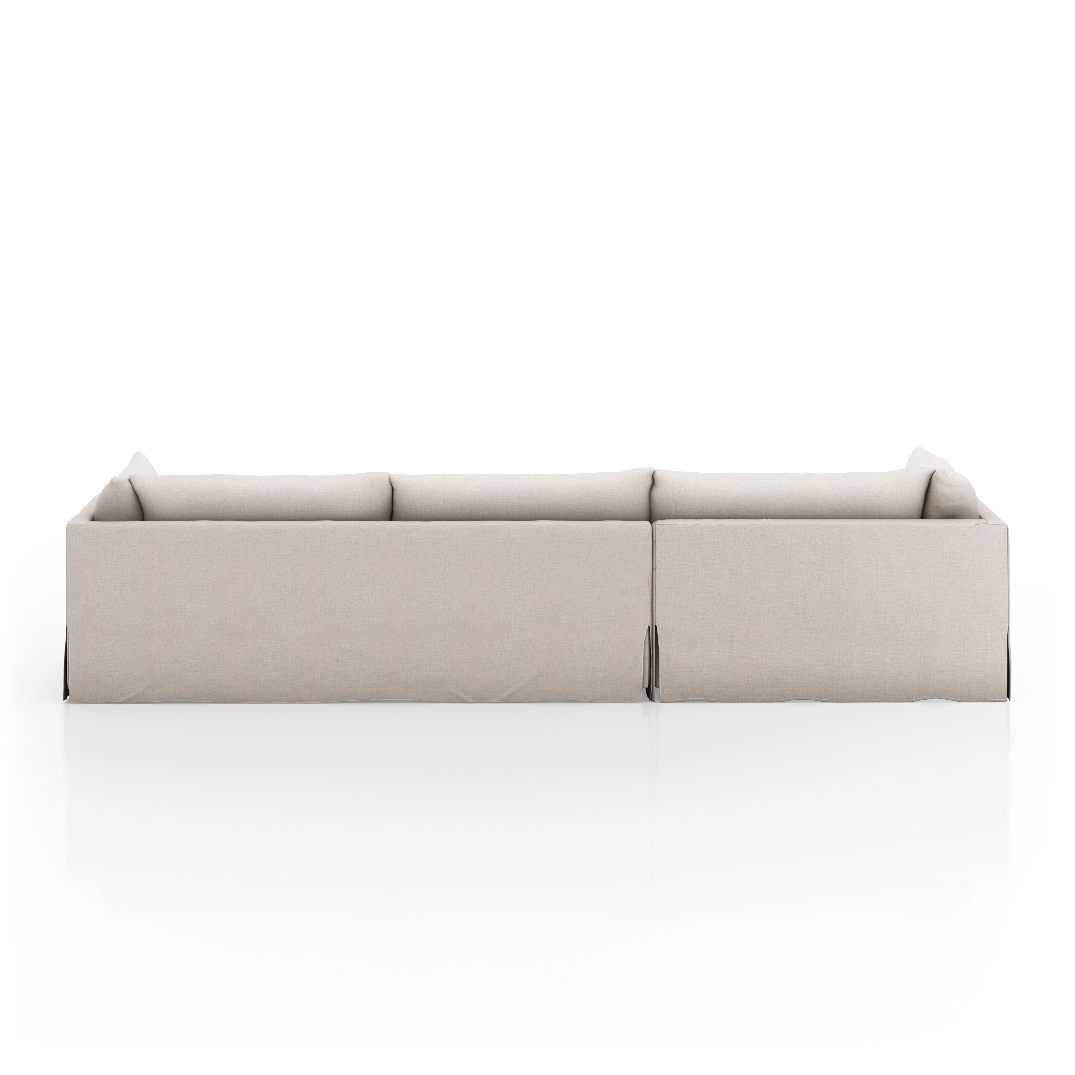 Habitat 2pc Laf Sectional-133''-Moon - Image 3