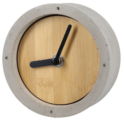 Cement Table Clock - Image 0