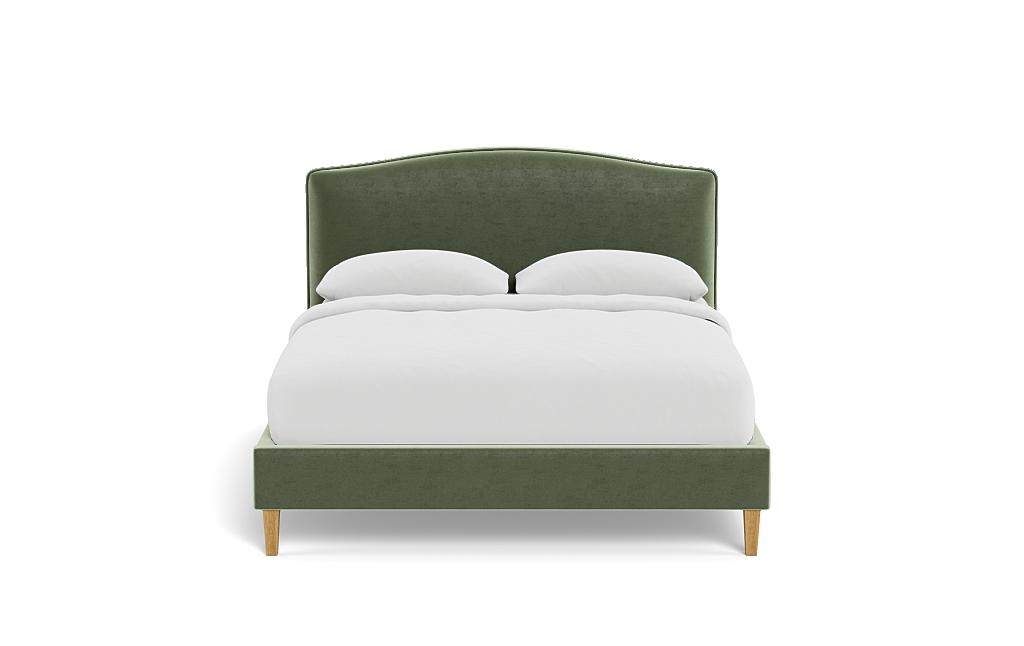 Celia Upholstered Bed with Contrast Piping - Image 0