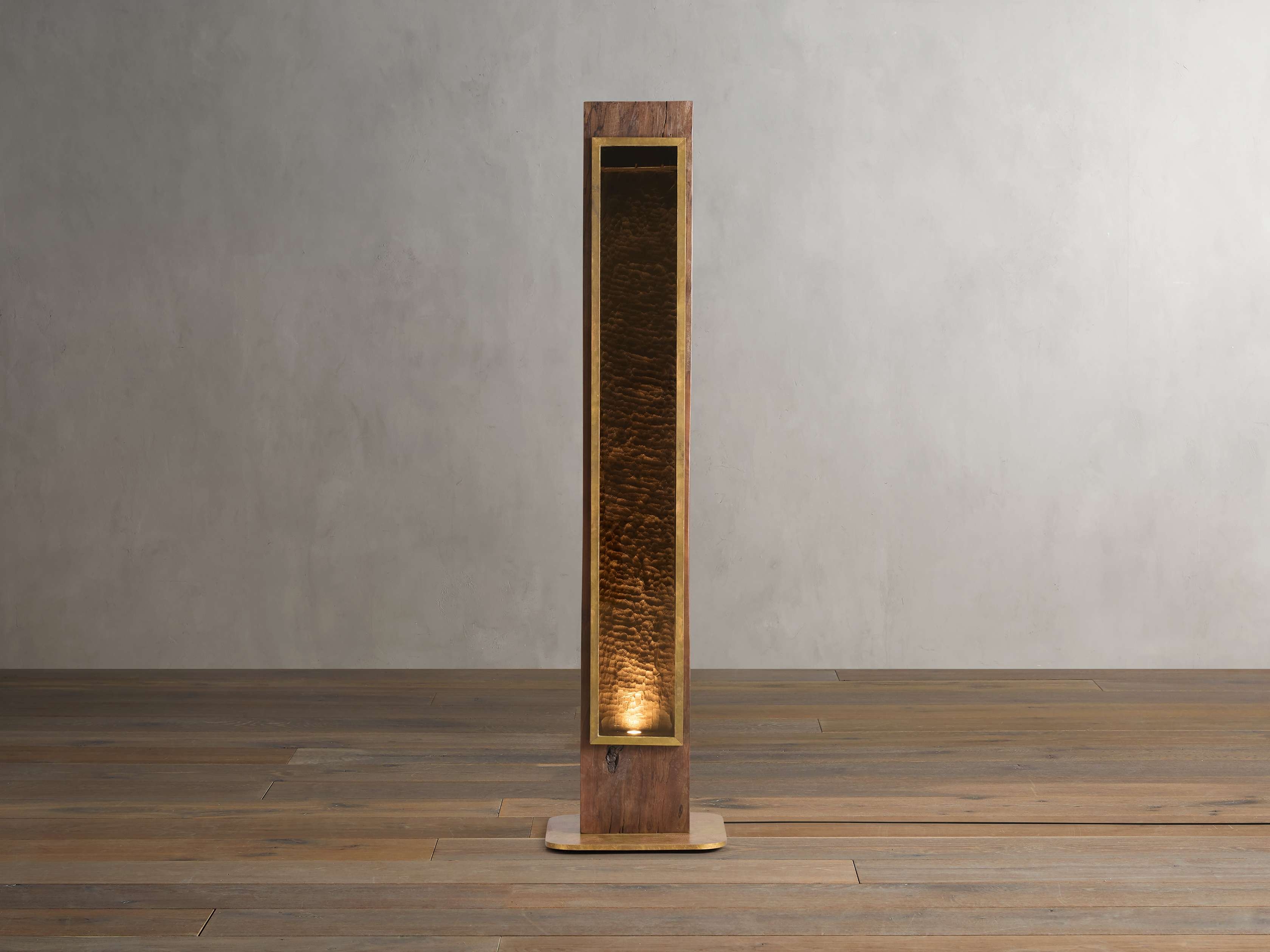 Vigas Floor Lamp in Wood 100" Natural - Image 0