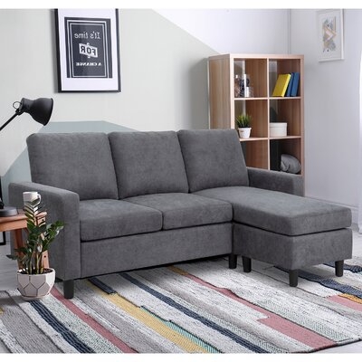 77.55'' Square Arm Sofa Chaise - Image 0