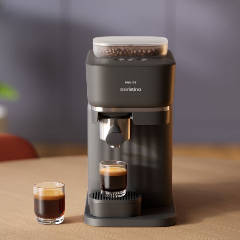 Philips Baristina Black Espresso Machine - Image 2