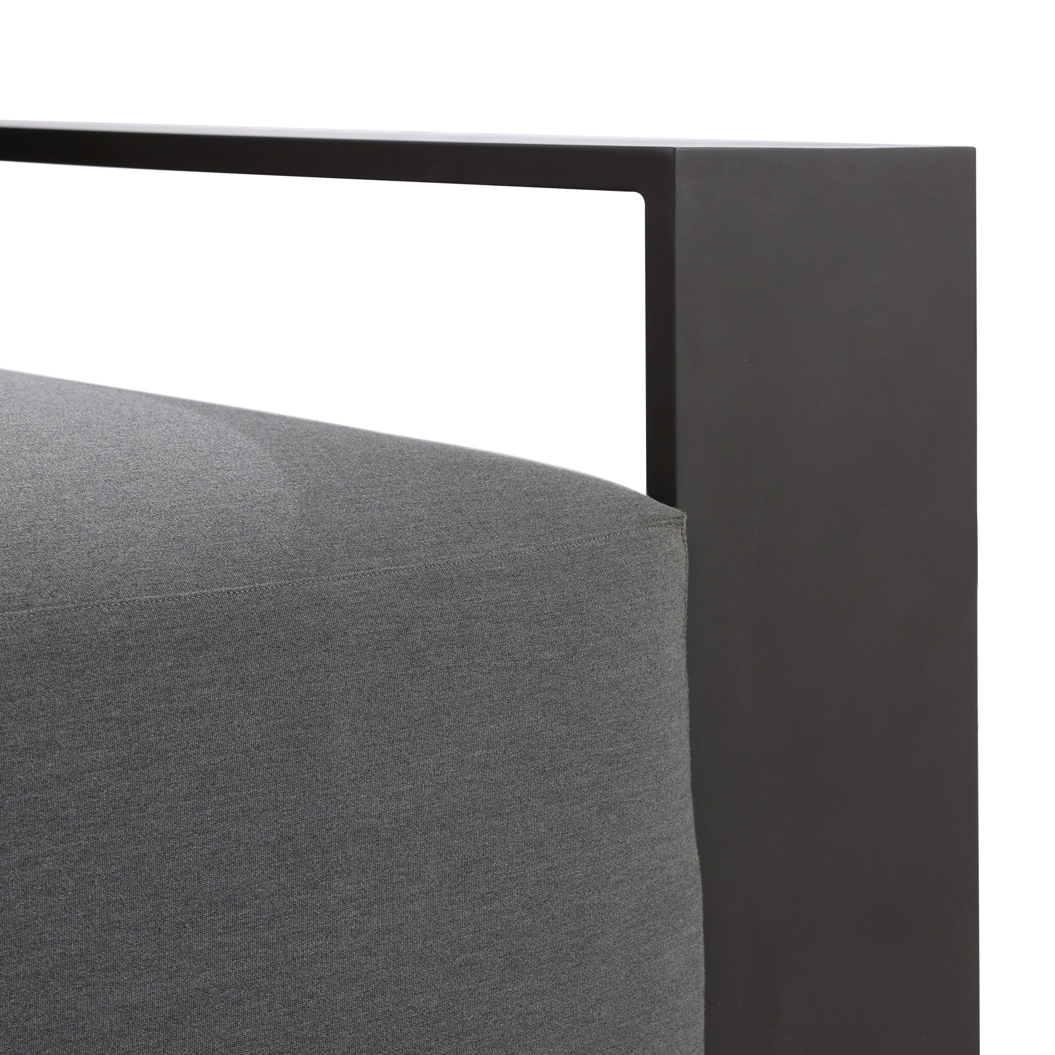 Branford Outdoor Metal Chair - Arashi Graphite - Image 12